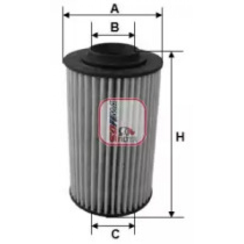 S 5163 PE SOFIMA Фільтр оливи